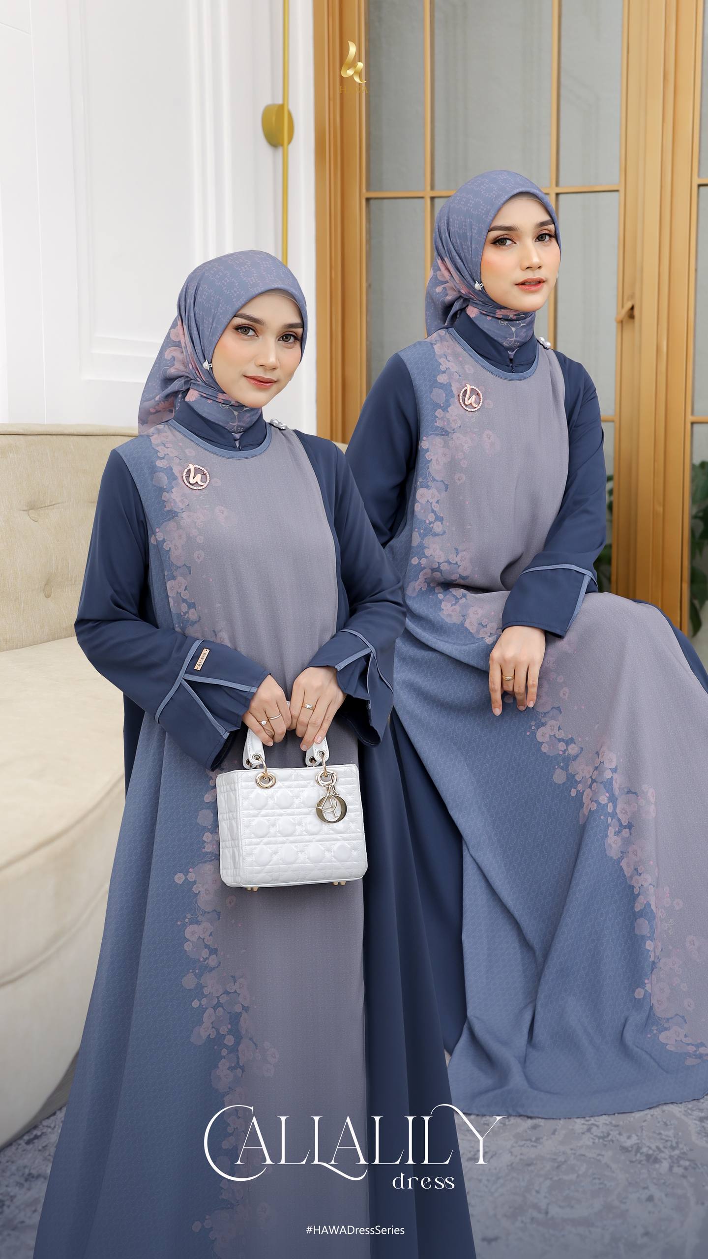 Callalily Abaya by Hawa thelabel