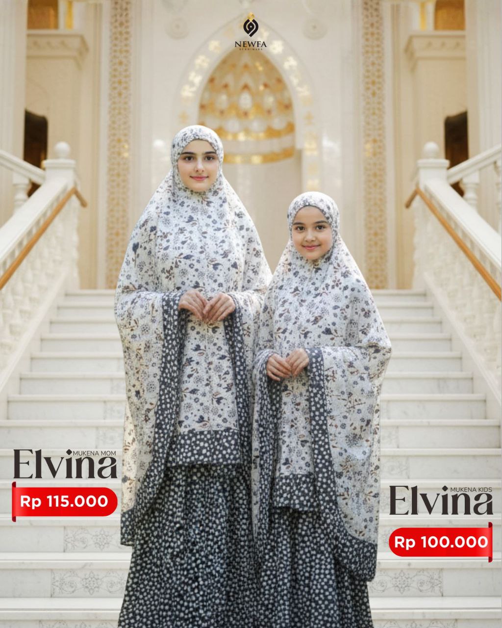 Elvina mukena Mom & Kids by Khimara