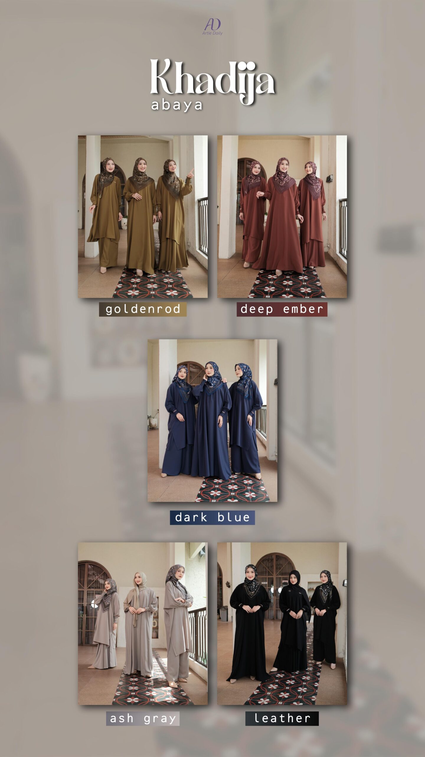 Khadija Abaya by Artie Daily Comeback