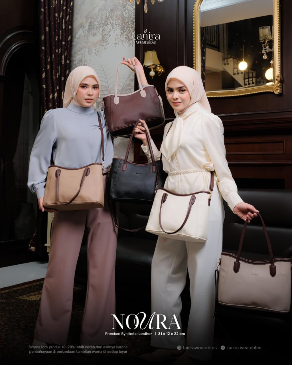 Elvara & Noura bag by Lanirawearable Batch 3