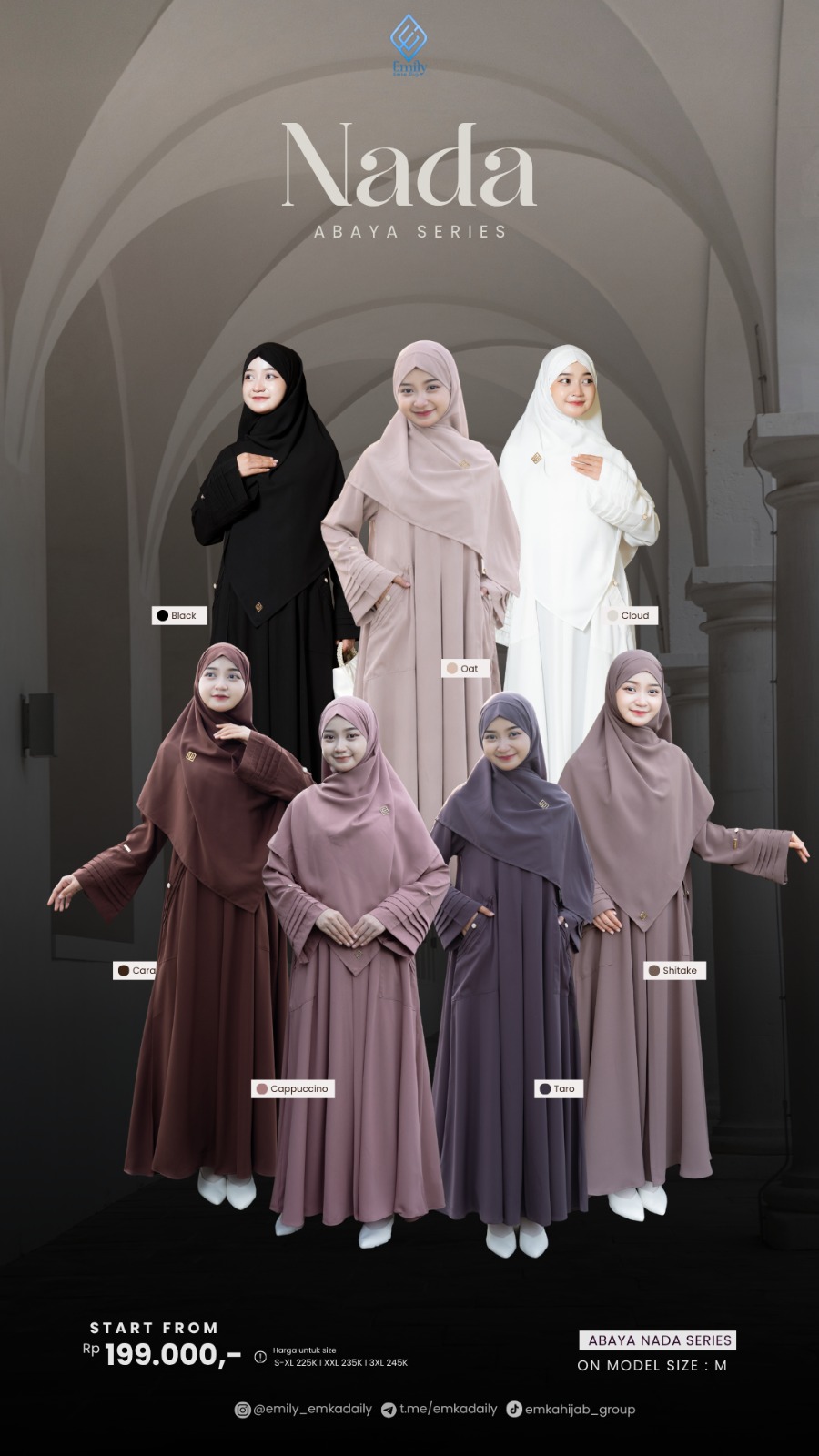 Abaya & Bajukurung Nada by Emka Daily Batch 2