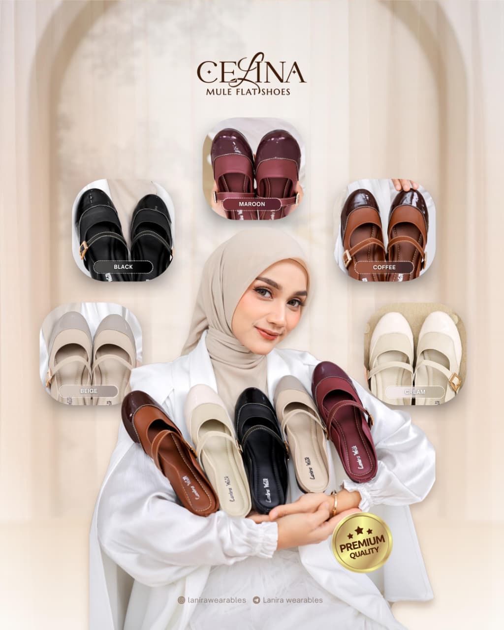 Celina Flat Shoes by Lanirawearable Batch 2