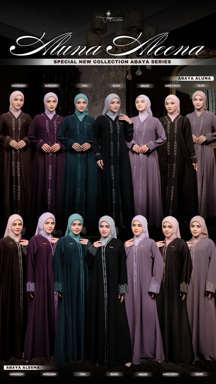 Aluna Aleena Abaya by Valeeqa