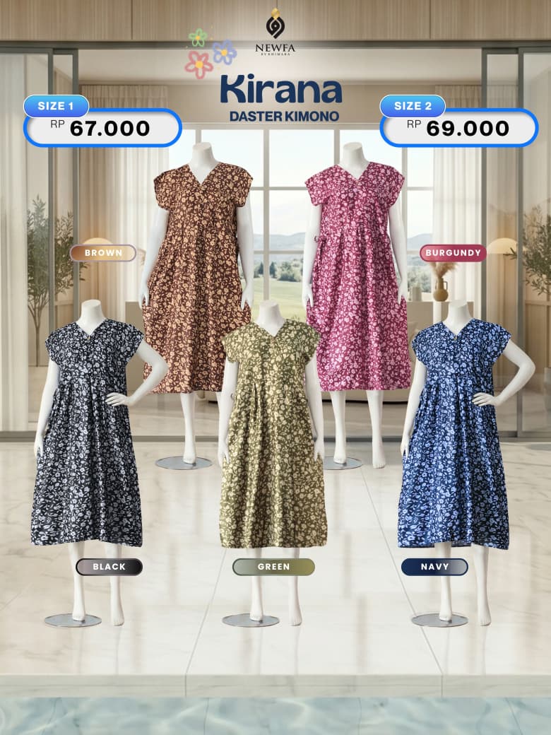 Daster Kirana Kimono & Classic  by Newfa