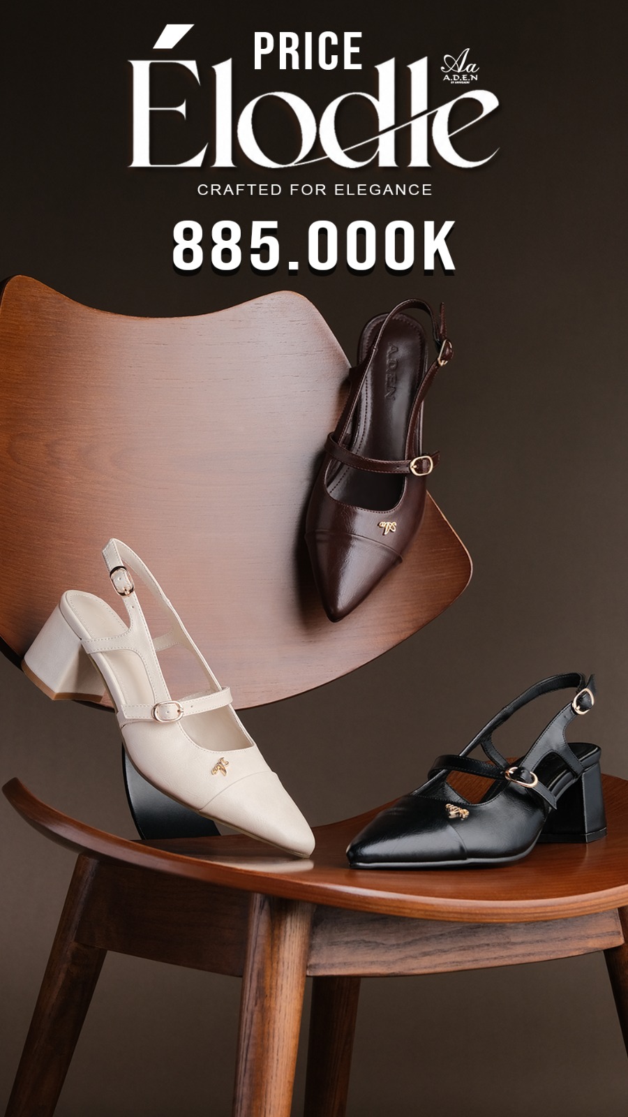 Elodie Classic Slingback by Aden Hijab